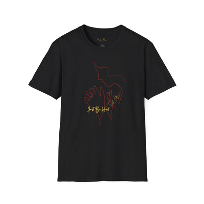'Just Be Held' Unisex Softstyle T-Shirt - Broken Pieces Art Studio